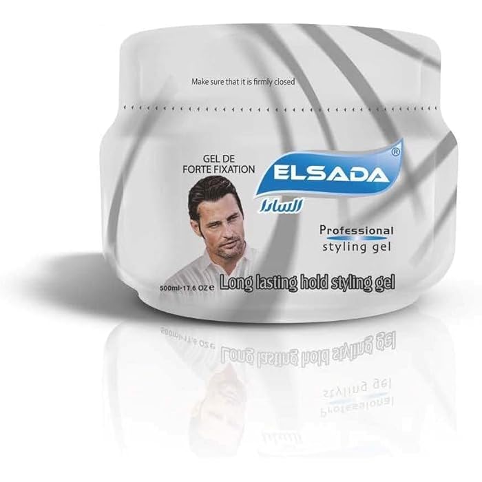 Elsada Hair Gel, 500ml - Grey - Image 1